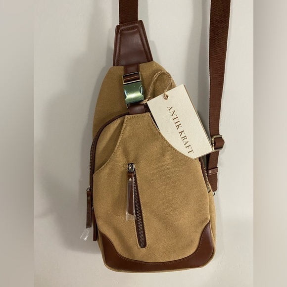 Antik Kraft - Camel satchel/sling Backpack main image 9